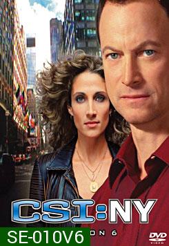 CSI New York Season 6 ไขคดีปริศนานิวยอร์ค ปี 6