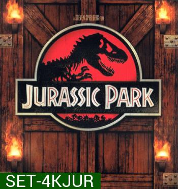 4K Jurassic Park + World ( รวมชุด 4 ภาค)