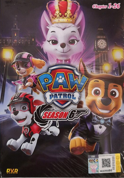 ขบวนการสี่ขาผจญภัย ปี 6 PAW Patrol Season 6 (26 ตอนจบ)