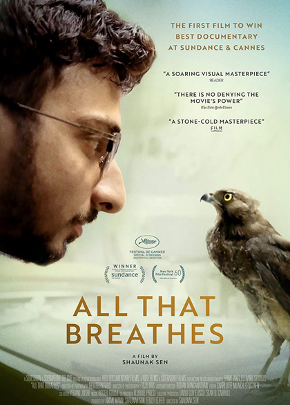 All That Breathes (2022) อย่าให้ลมสิ้นไป (เข้าชิงภาพยนตร์สารคดียอดเยี่ยม ออสการ์ 2023)