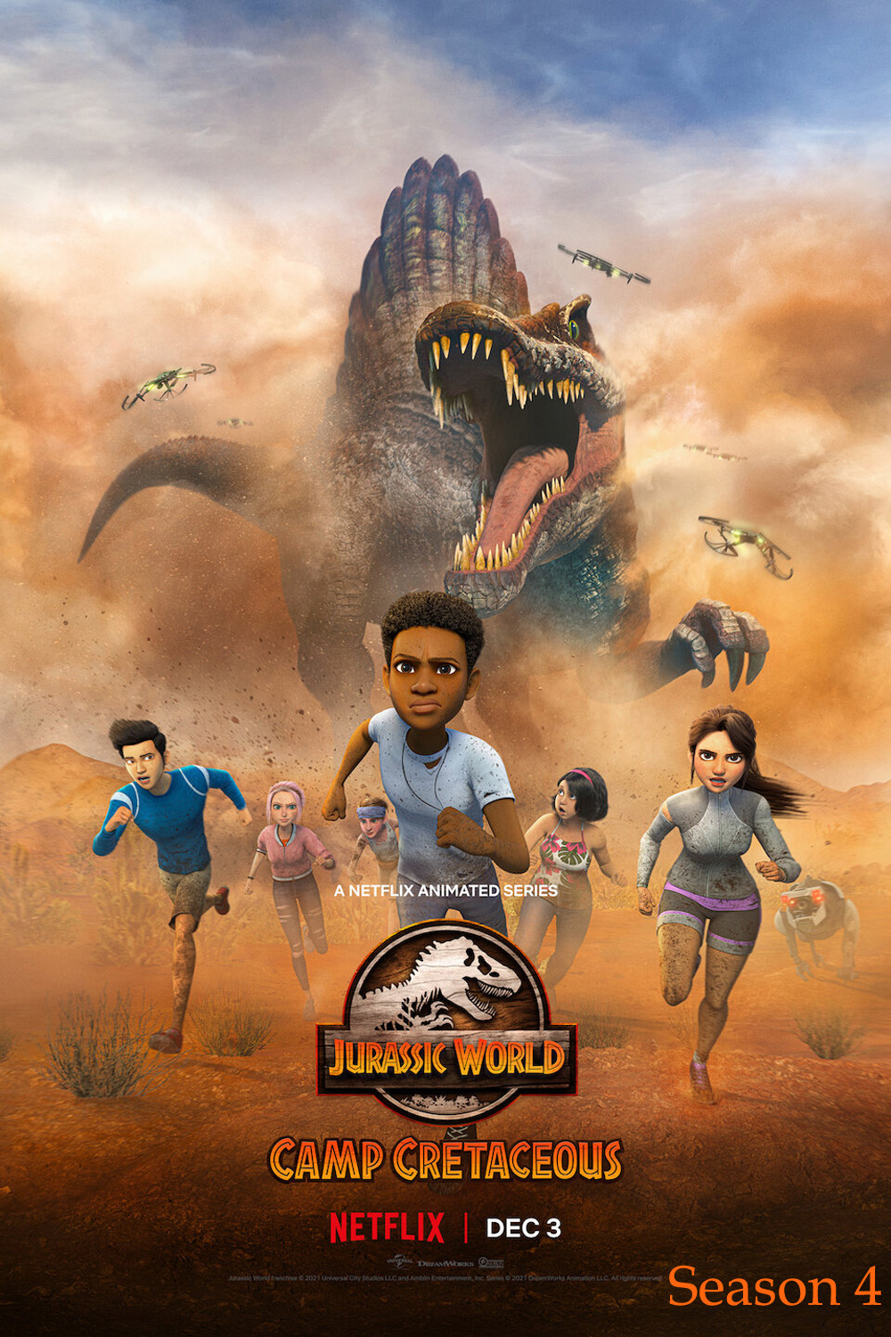 Jurassic World Camp Cretaceous Season 4 ( 2021) จูราสสิค เวิลด์ ค่ายครีเทเชียส ปี 4 (11 ตอน)