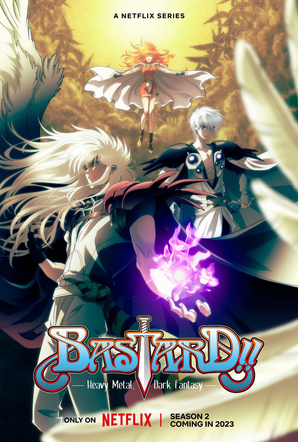 BASTARD!! Heavy Metal Dark Fantasy Season 2 (2023) อสูรร้ายจอมราชัน ซีซั่น 2 (15 ตอน)