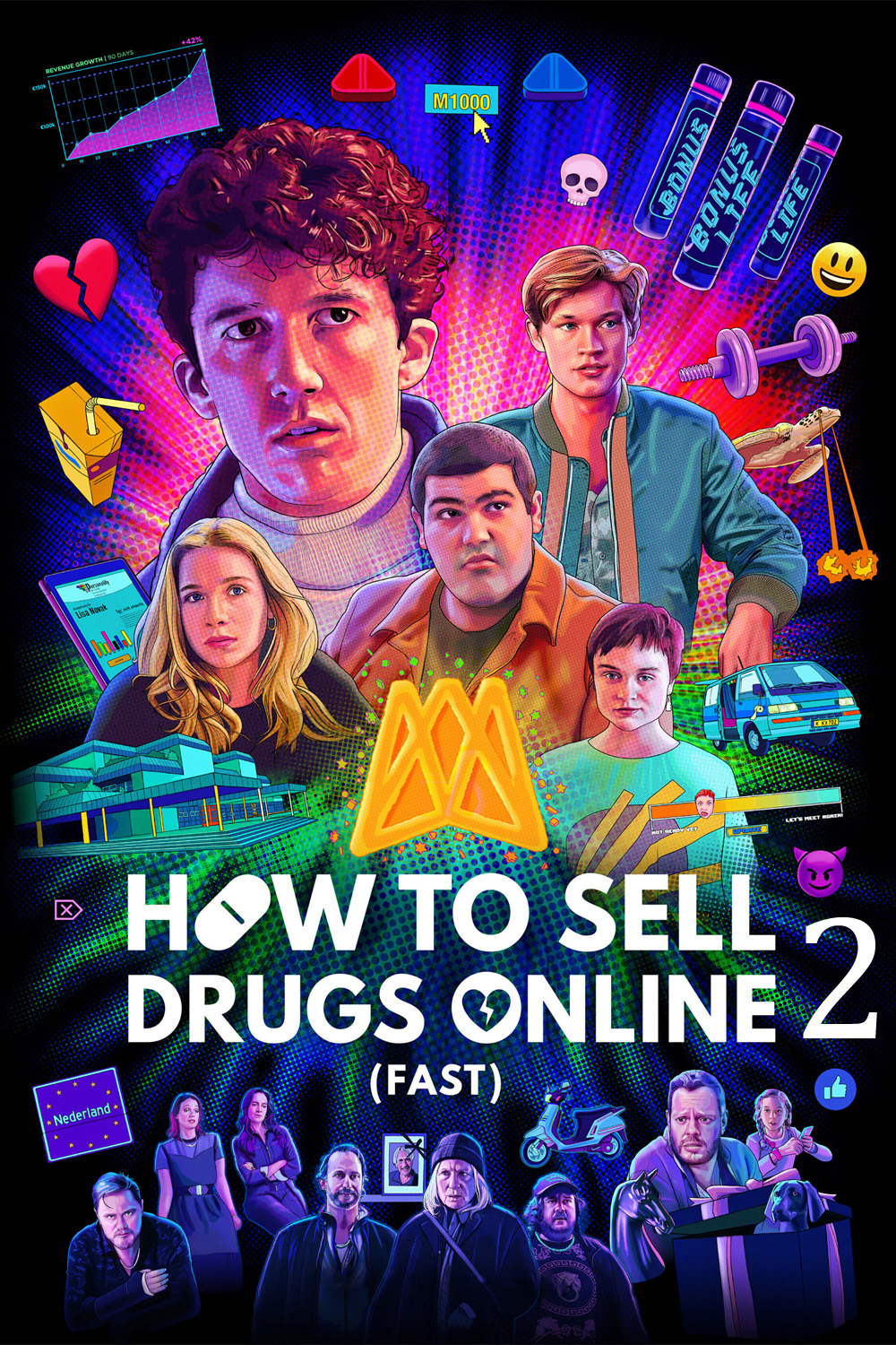 How to Sell Drugs Online (Fast) Season 2 วัยลองของ ปี 2 (2020) 6 ตอน