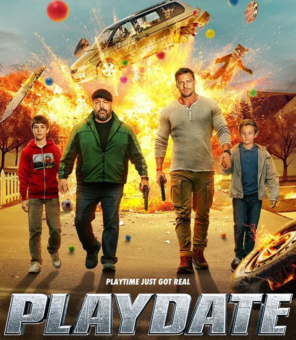 4K - Playdate (2025) ยอดคนป่วนก๊วนพ่อลูก - แผ่นหนัง 4K UHD