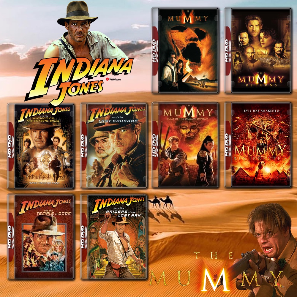 Indiana Jones ภาค 1-4 + Mummy ภาค 1-3 4K Master