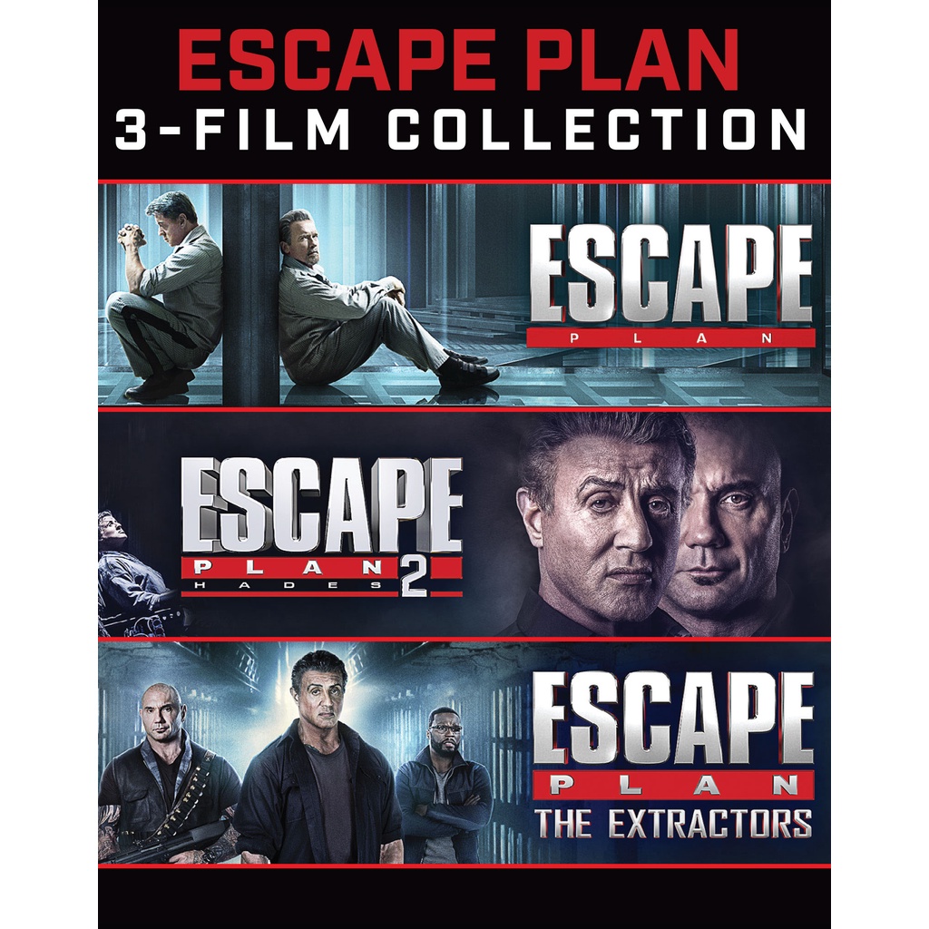 Escape Plan เอสเคป แพลน แหกคุกมหาประลัย ภาค 1-3 Bluray Master พากย์ไทย