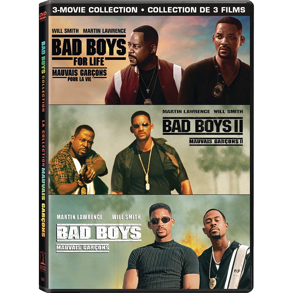 BAD BOYS แบดบอยส์ คู่หูขวางนรก ภาค 1-3 Bluray Master พากย์ไทย