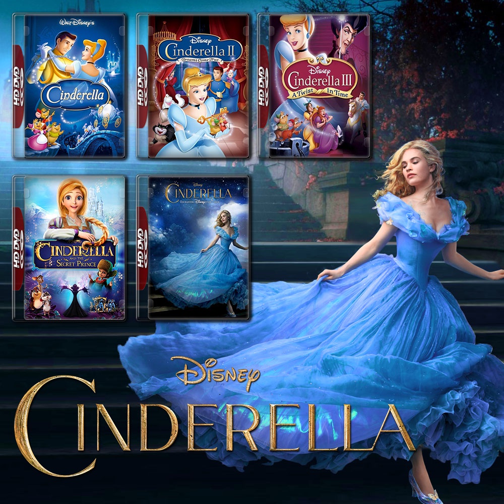 Cinderella หนังและการ์ตูนครบทุกภาค DVD Master
