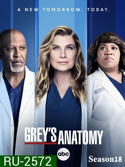 Grey's anatomy Season 18 แพทย์มือใหม่หัวใจเกินร้อย ปี 18 (20 ตอนจบ)