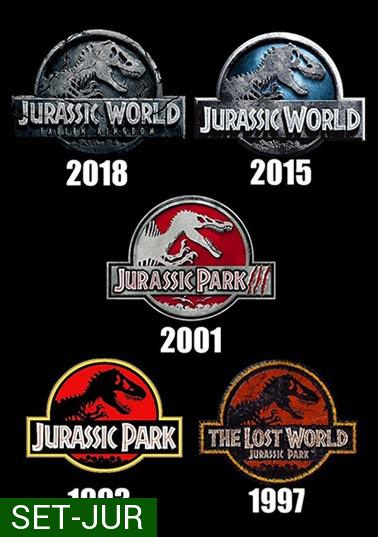 Jurassic Park 1-2-3 and Jurassic World 1-2 รวม 5 แผ่น - มาสเตอร์