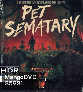 4K - Pet Sematary (1989) - แผ่นหนัง 4K UHD