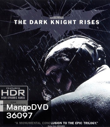 4K - The Dark Knight Rises (2012) แบทแมน อัศวินรัตติกาลผงาด - แผ่นหนัง 4K UHD