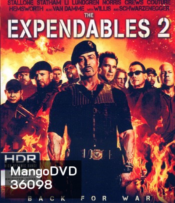4K - The Expendables 2 (2012) โคตรคน ทีมเอ็กซ์เพนเดเบิ้ล 2 - แผ่นหนัง 4K UHD