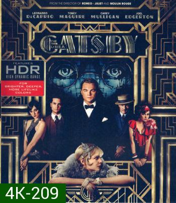 4K - The Great Gatsby (2013) เดอะ เกรท แกตสบี้ รักเธอสุดที่รัก - แผ่นหนัง 4K UHD