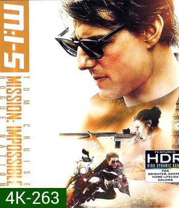 4K - Mission Impossible 5 Rogue Nation (2015) มิชชั่น อิมพอสซิเบิ้ล 5 ปฏิบัติการรัฐอำพราง - แผ่นหนัง 4K UHD