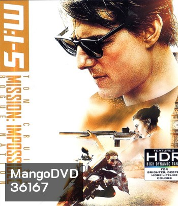 4K - Mission Impossible 5 Rogue Nation (2015) มิชชั่น อิมพอสซิเบิ้ล 5 ปฏิบัติการรัฐอำพราง - แผ่นหนัง 4K UHD