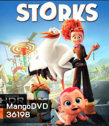 4K - Storks (2016) บริการนกกระสาเบบี๋เดลิเวอรี่ - แผ่นการ์ตูน 4K UHD