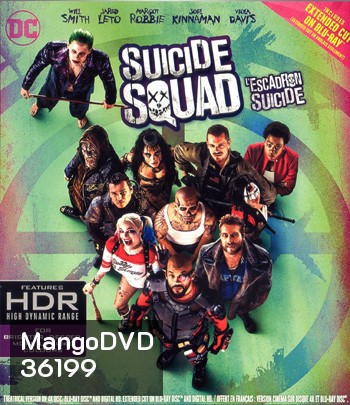 4K - Suicide Squad (2016) ทีมพลีชีพ มหาวายร้าย - แผ่นหนัง 4K UHD