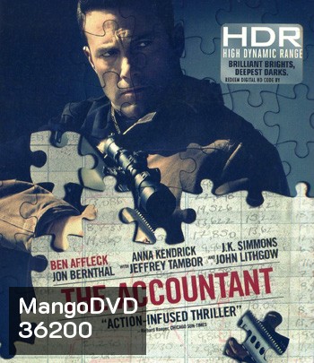 4K - The Accountant (2016) อัจฉริยะคนบัญชีเพชฌฆาต - แผ่นหนัง 4K UHD