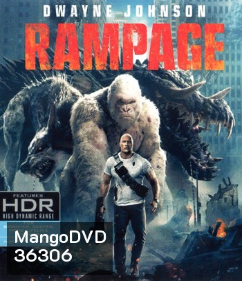 4K - Rampage (2018) แรมเพจ ใหญ่ชนยักษ์ - แผ่นหนัง 4K UHD