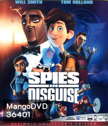 4K - Spies in Disguise (2019) ยอดสปายสายพราง - แผ่นหนัง 4K UHD
