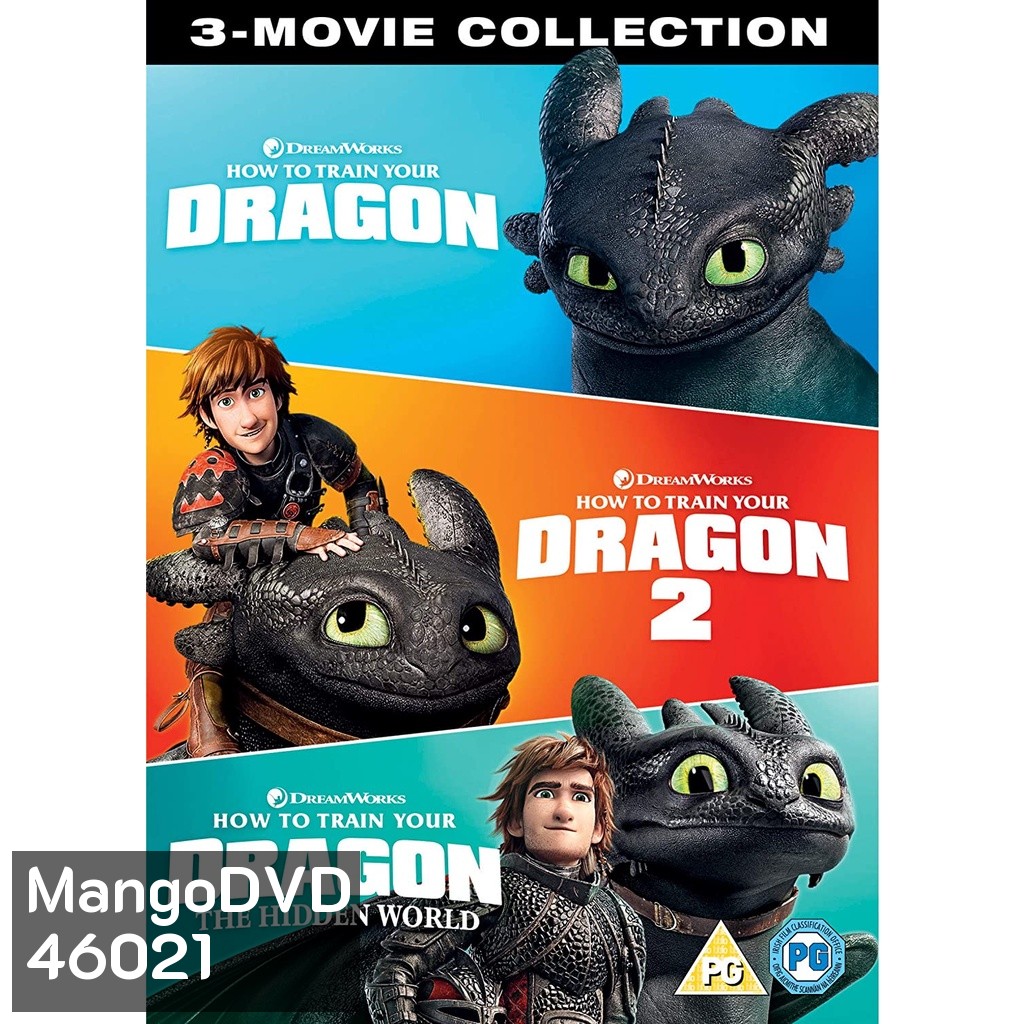 4K How to Train Your Dragon 1-3