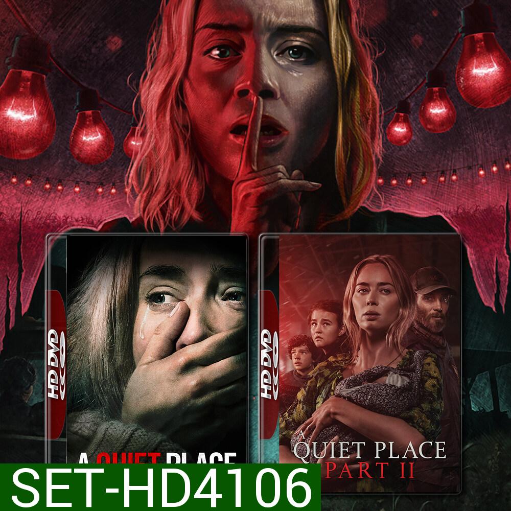A Quiet Place Part 1-2 ดินแดนไร้เสียง 1-2 (2021) DVD หนังใหม่ มาสเตอร์ พากย์ไทย