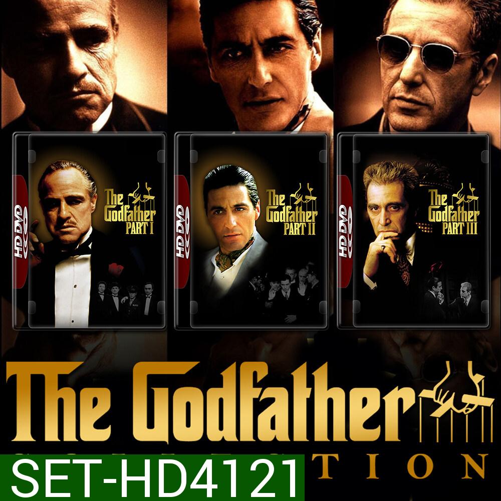 The Godfather เดอะ ก็อดฟาเธอร์ ภาค 1-3 DVD หนัง มาสเตอร์ พากย์ไทย
