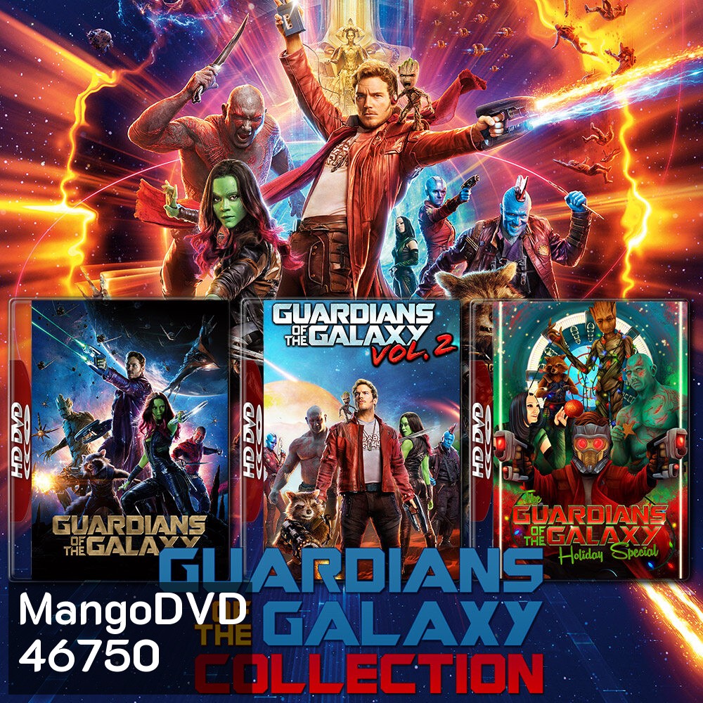 Guardians of the Galaxy รวมพันธุ์นักสู้พิทักษ์จักรวาล ภาค 1-3 DVD หนัง มาสเตอร์ พากย์ไทย