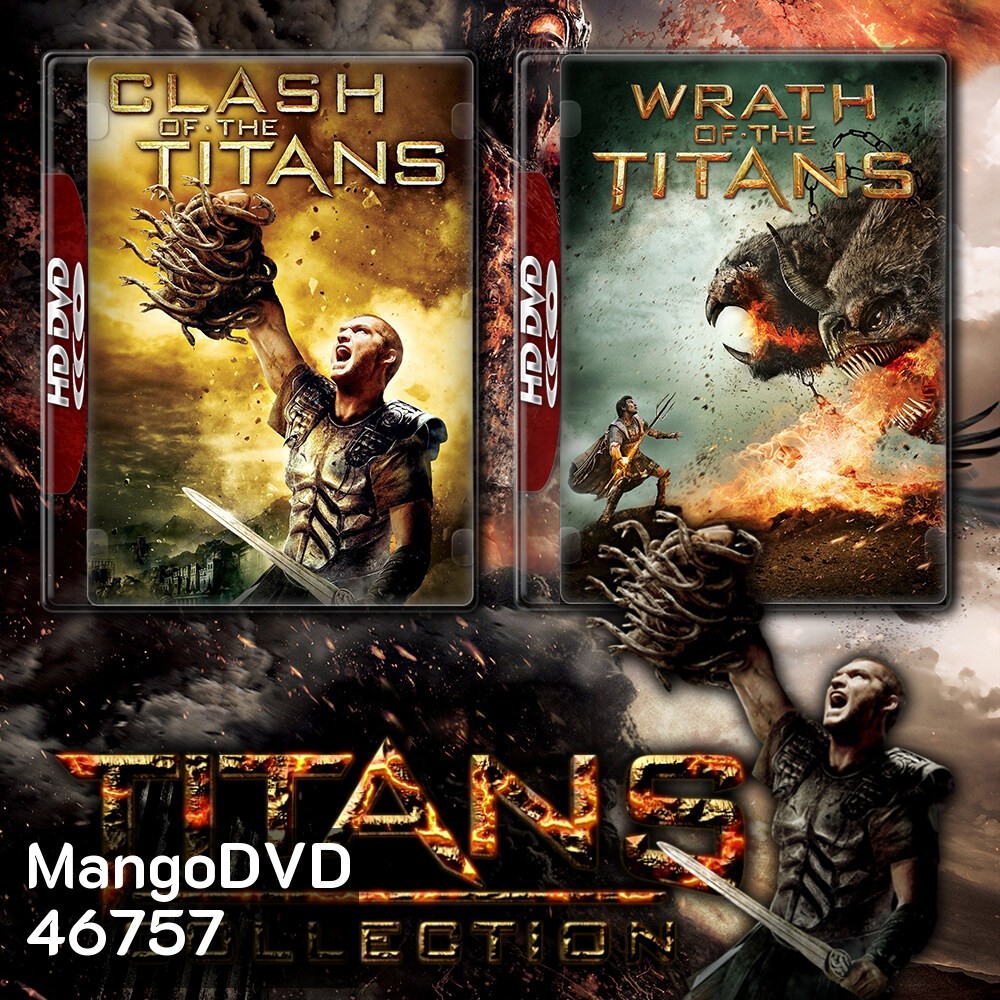 Titans สงครามมหาเทพประจัญบาน 1-2 DVD หนัง มาสเตอร์ พากย์ไทย
