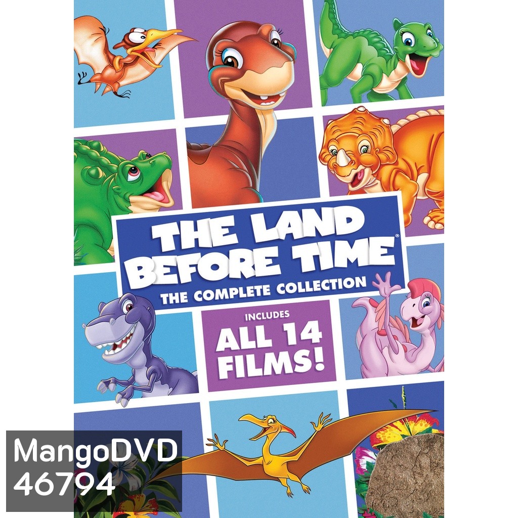 The Land Before Time ญาติไดโนเสาร์เจ้าเล่ห์ 1-14 ( 1988-2016 ) DVD Master พากย์ไทย