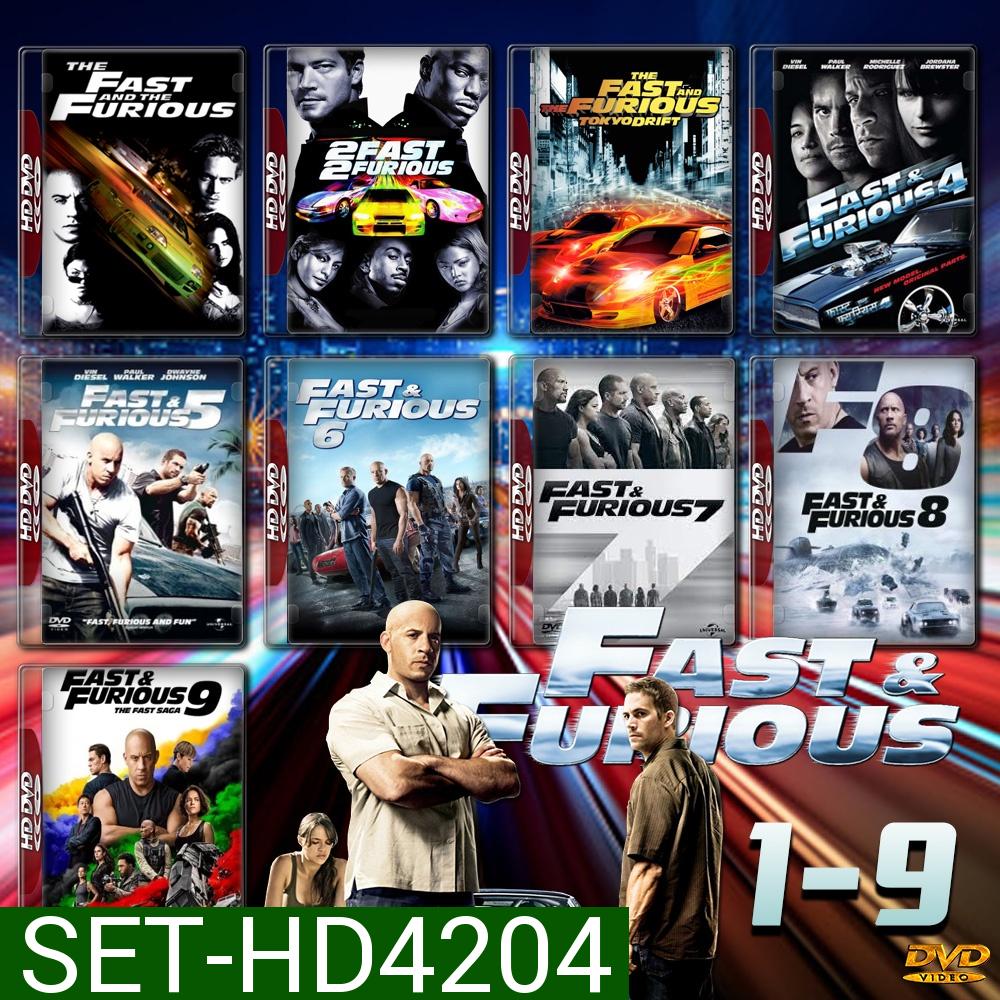 Fast And Furious เร็ว..แรงทะลุนรก ภาค 1-10+HobbsandShaw DVD Master พากย์ไทย