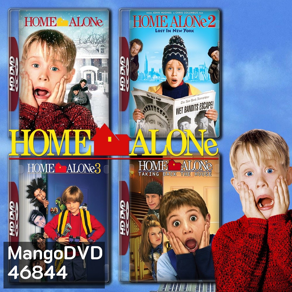 Home Alone โดดเดี่ยวผู้น่ารัก ภาค 1-4 DVD Master พากย์ไทย