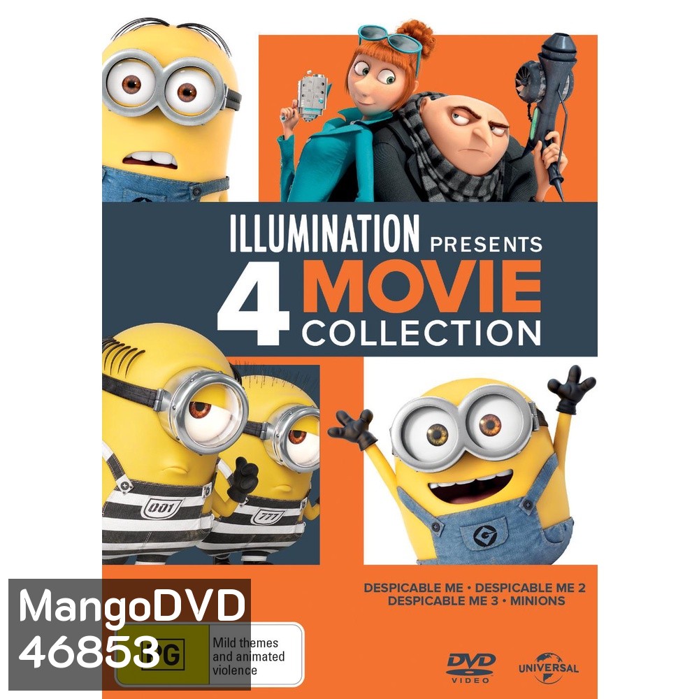 Despicable Me มิสเตอร์แสบ ร้ายเกินพิกัด ภาค 1-3 DVD Master พากย์ไทย
