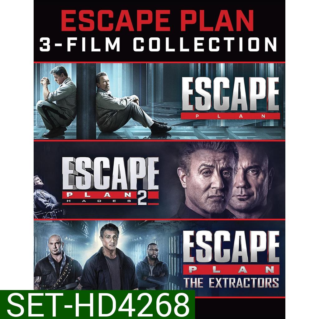 Escape Plan เอสเคป แพลน แหกคุกมหาประลัย ภาค 1-3 DVD Master พากย์ไทย