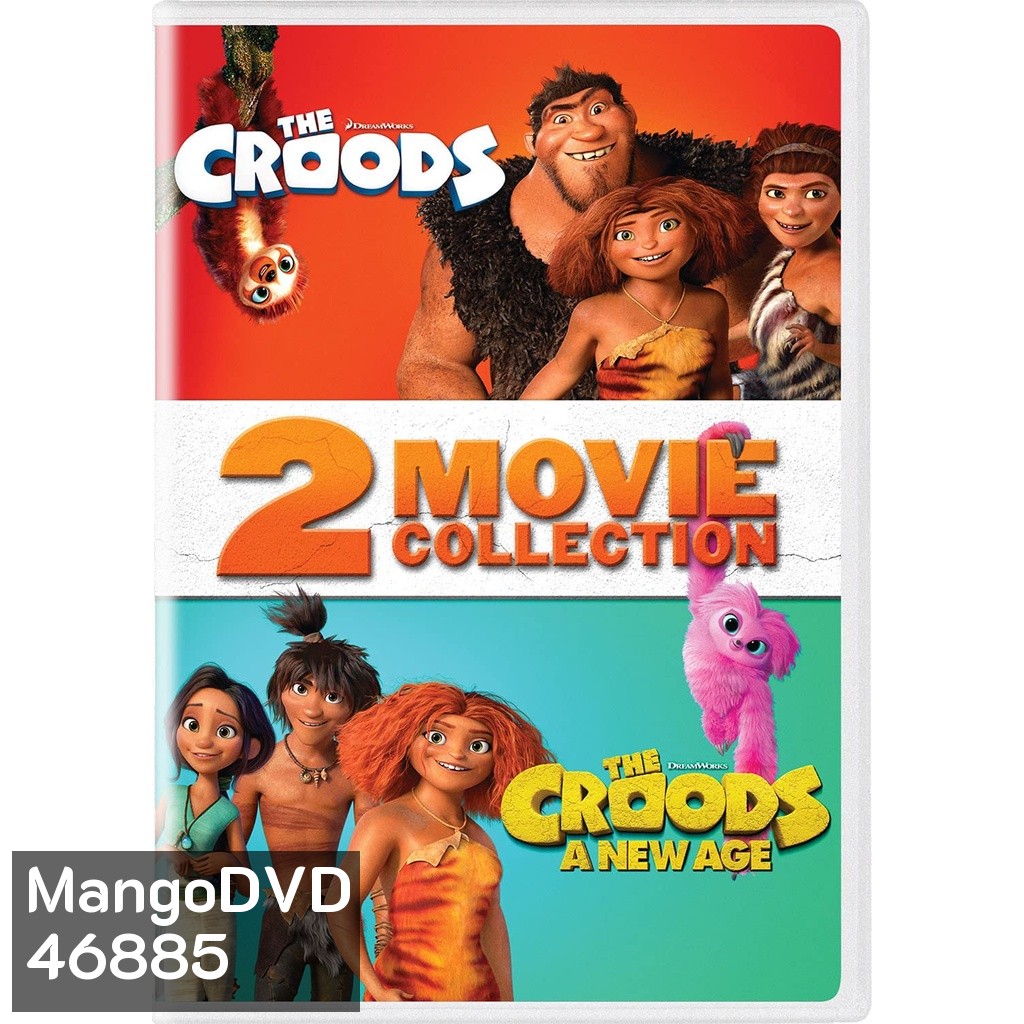 The Croods เดอะครู้ดส์ มนุษย์ถ้ําผจญภัย ภาค 1-2 DVD Master พากย์ไทย
