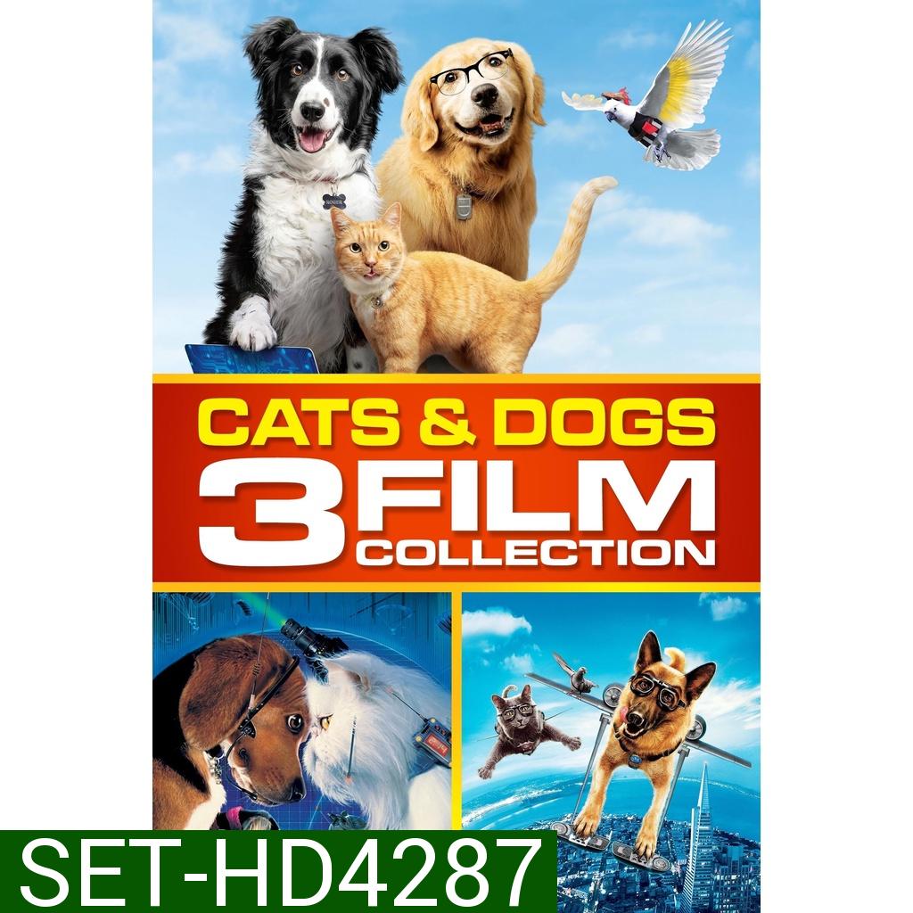 CATS and DOGS แคทส์ แอนด์ ด็อกส์ สงครามพยัคฆ์ร้ายขนปุย ภาค 1-3 DVD Master