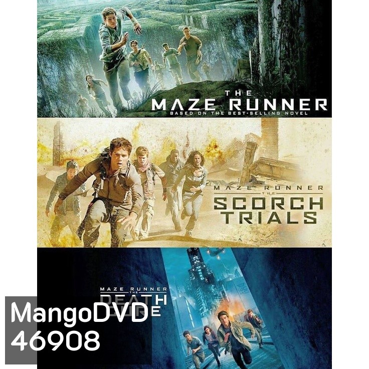The Maze Runner เมซ รันเนอร์ ภาค 1-3 DVD Master พากย์ไทย