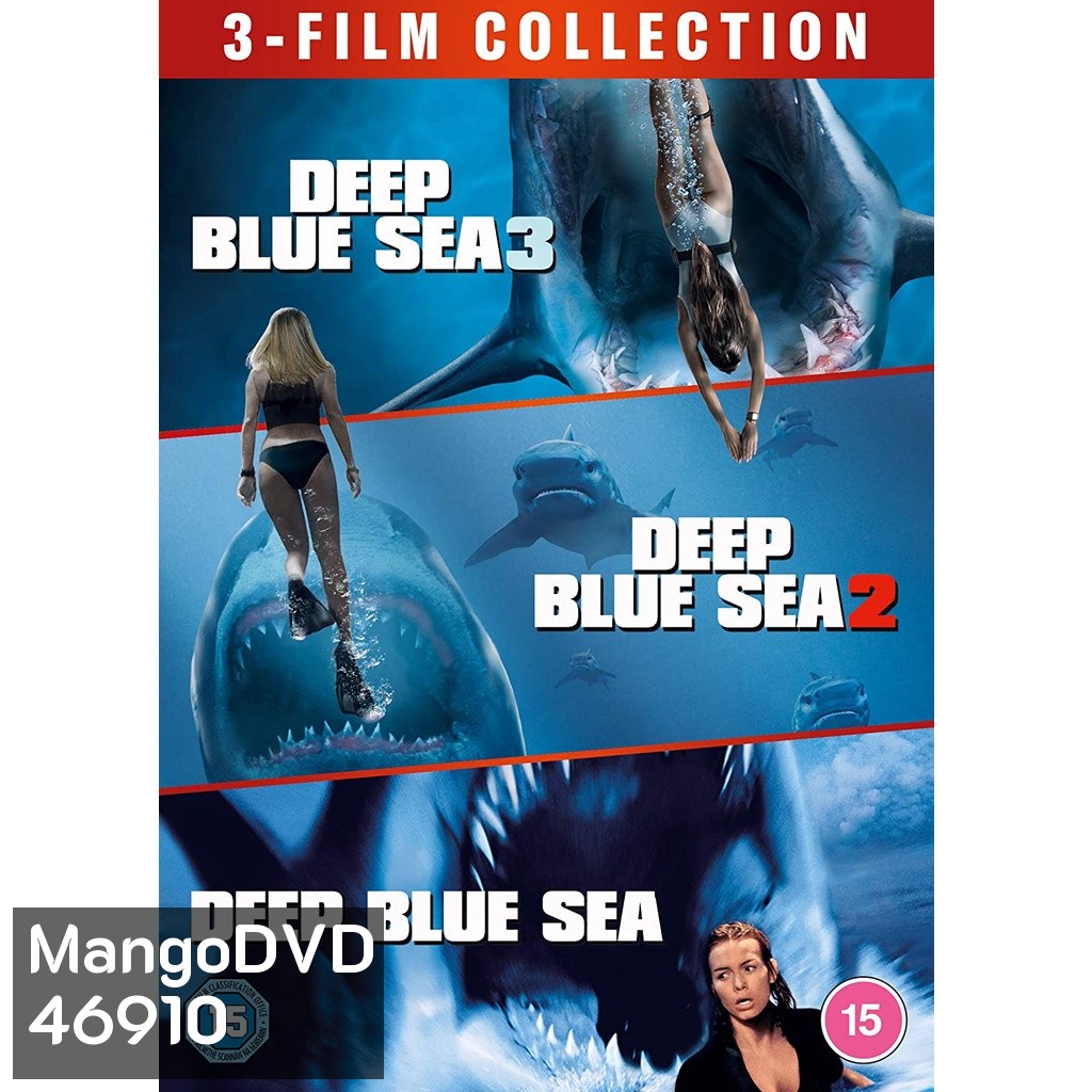DEEP BLUE SEA ฝูงมฤตยูใต้สมุทร ภาค 1-3 DVD Master