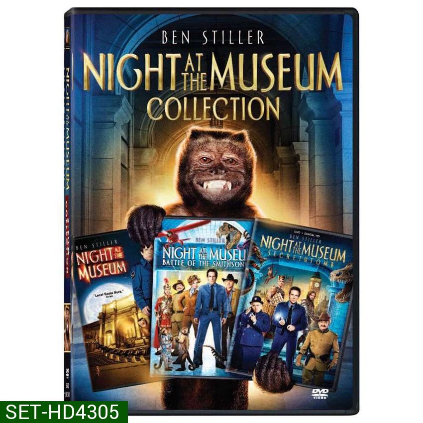 Night At The Museum ไนท์ แอท เดอะ มิวเซียม ภาค 1-3 DVD Master พากย์ไทย