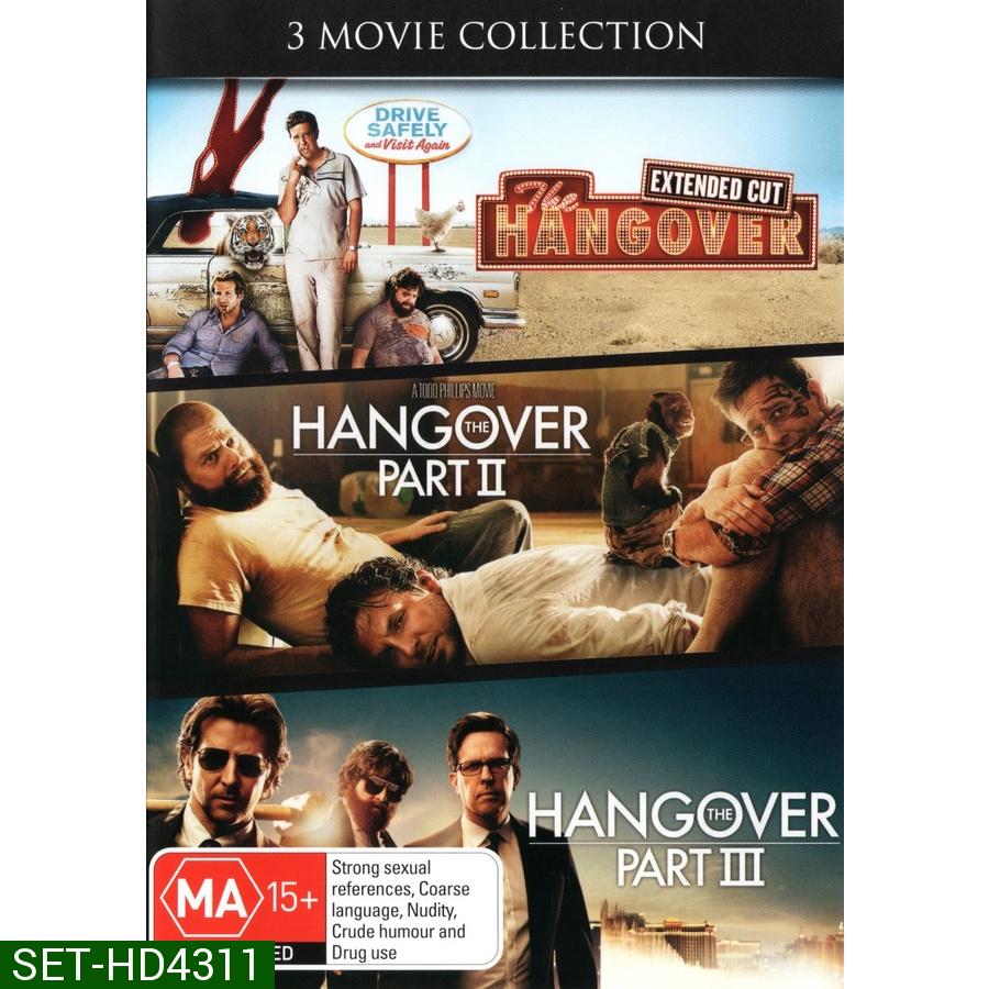 The Hangover เดอะ แฮงค์โอเวอร์ ภาค 1-3 DVD Master พากย์ไทย