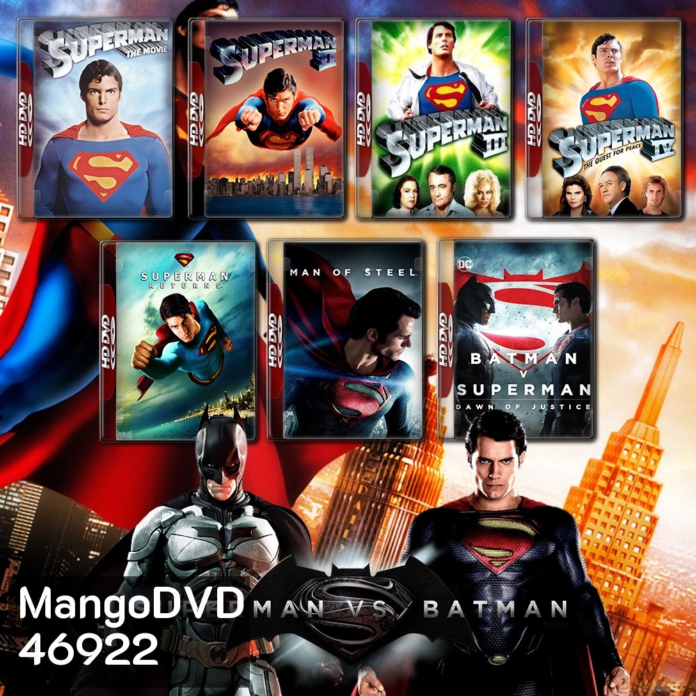 SUPERMAN ทุกภาค DVD Master พากย์ไทย