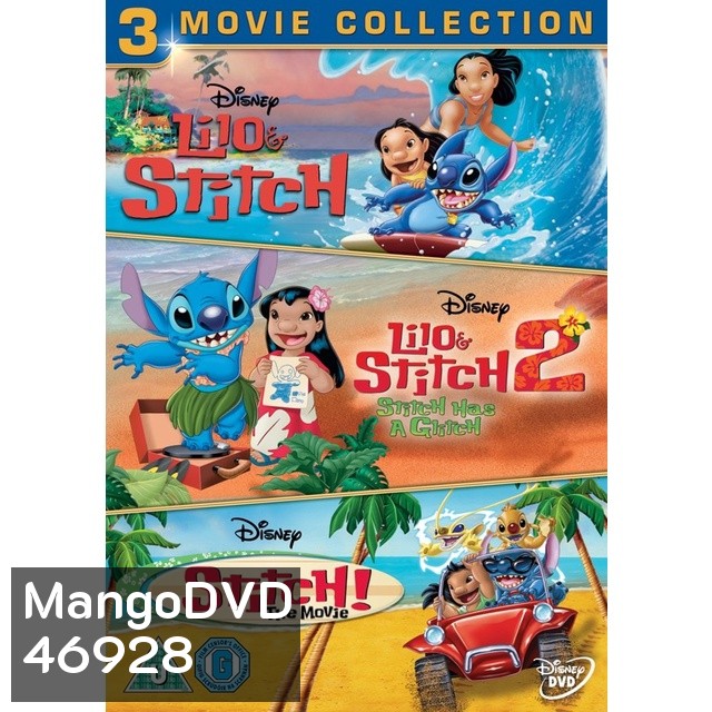 Lilo and Stitch ลีโล แอนด์ สติทช์ รวมภาค DVD Master พากย์ไทย