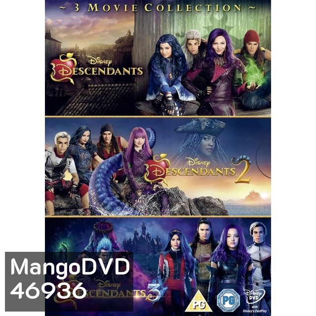 Descendants เดสเซนแดนท์ส รวมพลทายาทตัวร้าย ภาค 1-3 DVD Master พากย์ไทย
