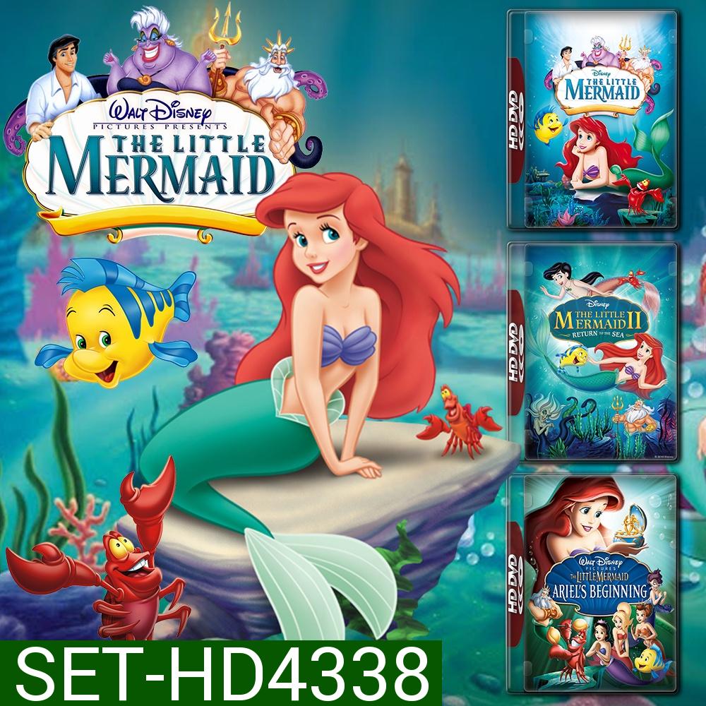 The Little Mermaid เงือกน้อยผจญภัย ภาค 1-3 DVD Master พากย์ไทย
