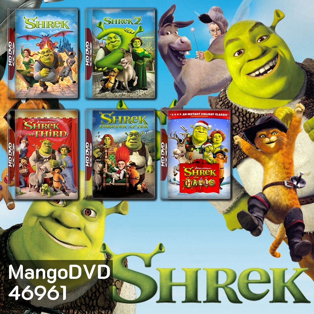 SHREK เชร็ค 5 ภาค DVD Master พากย์ไทย