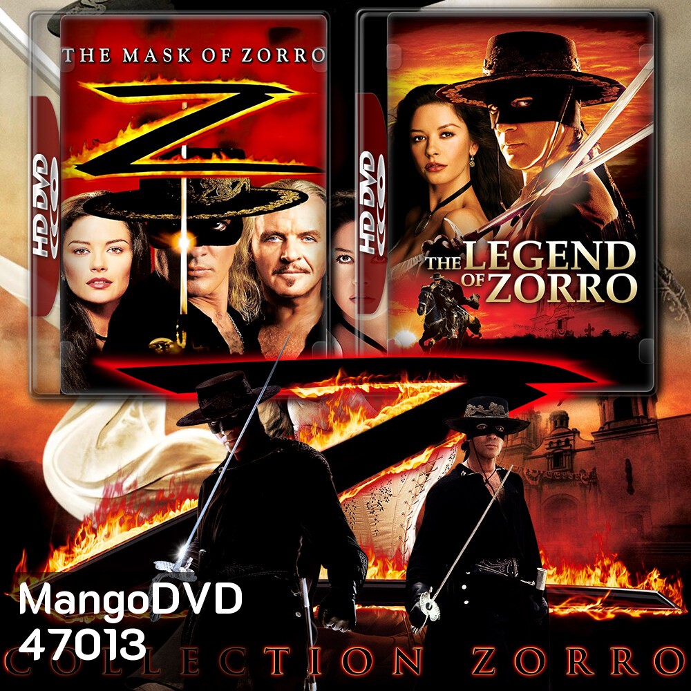 Zorro หน้ากากโซโร ภาค 1-2 Bluray หนัง มาสเตอร์ พากย์ไทย
