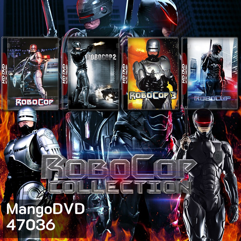RoboCop โรโบคอป ภาค 1-4 Bluray หนัง มาสเตอร์ พากย์ไทย