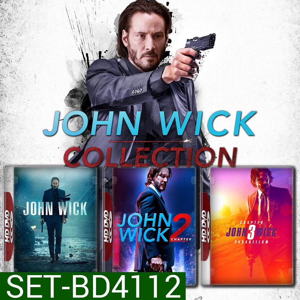 John Wick จอห์นวิค แรงกว่านรก ภาค 1-3 Bluray หนังใหม่ มาสเตอร์ พากย์ไทย