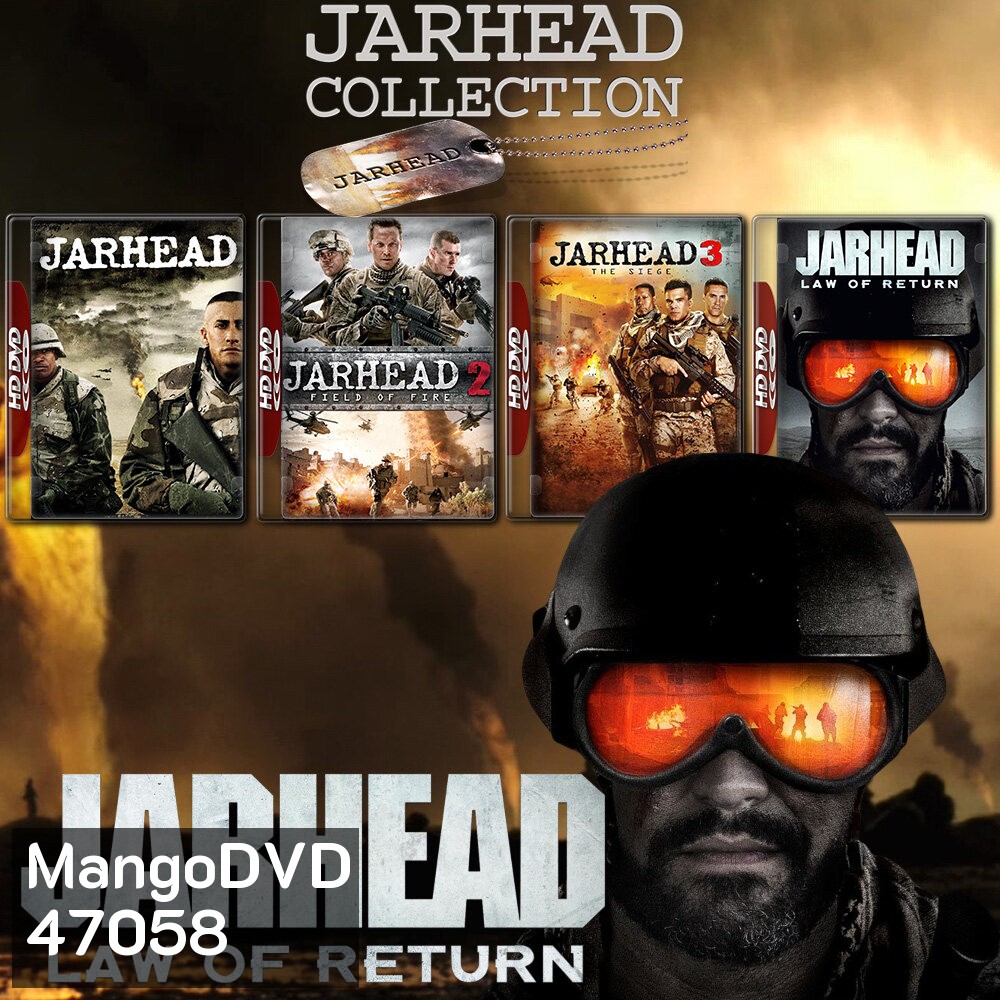 Jarhead จาร์เฮด พลระห่ำ สงครามนรก ภาค 1-4 Bluray หนัง มาสเตอร์ พากย์ไทย
